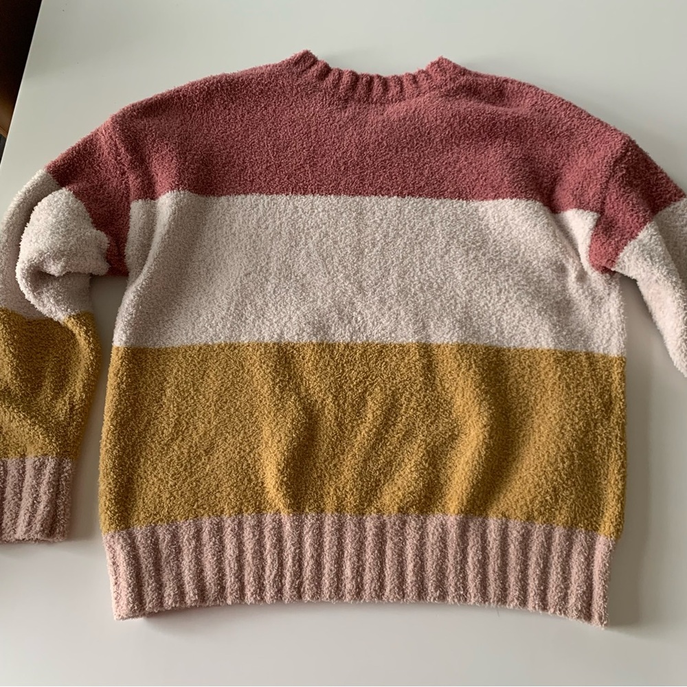 Thread & Supply Women's Colorblock Sweater - Pink, White, Yellow - Picture 6 of 10
